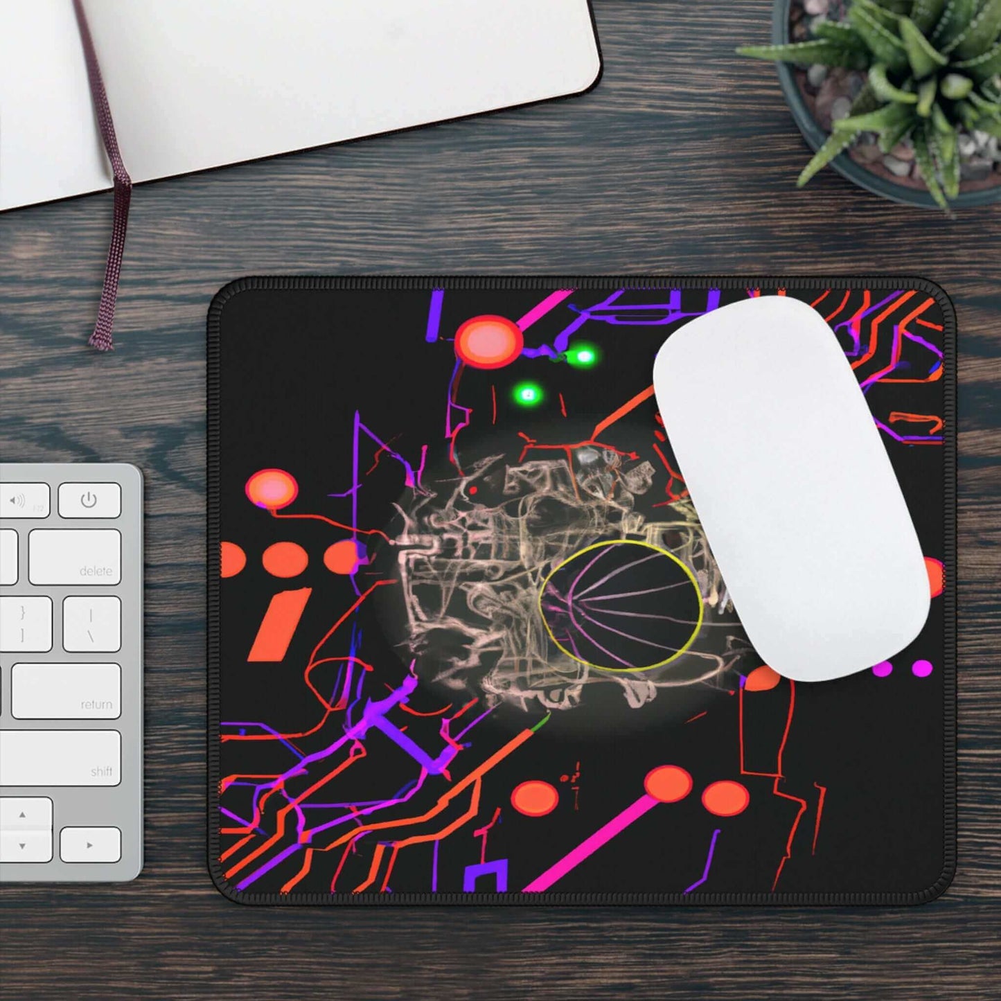 Futuristic Slam Dunk Dream Basketball Mousepad - Home Decor - Basketball Art