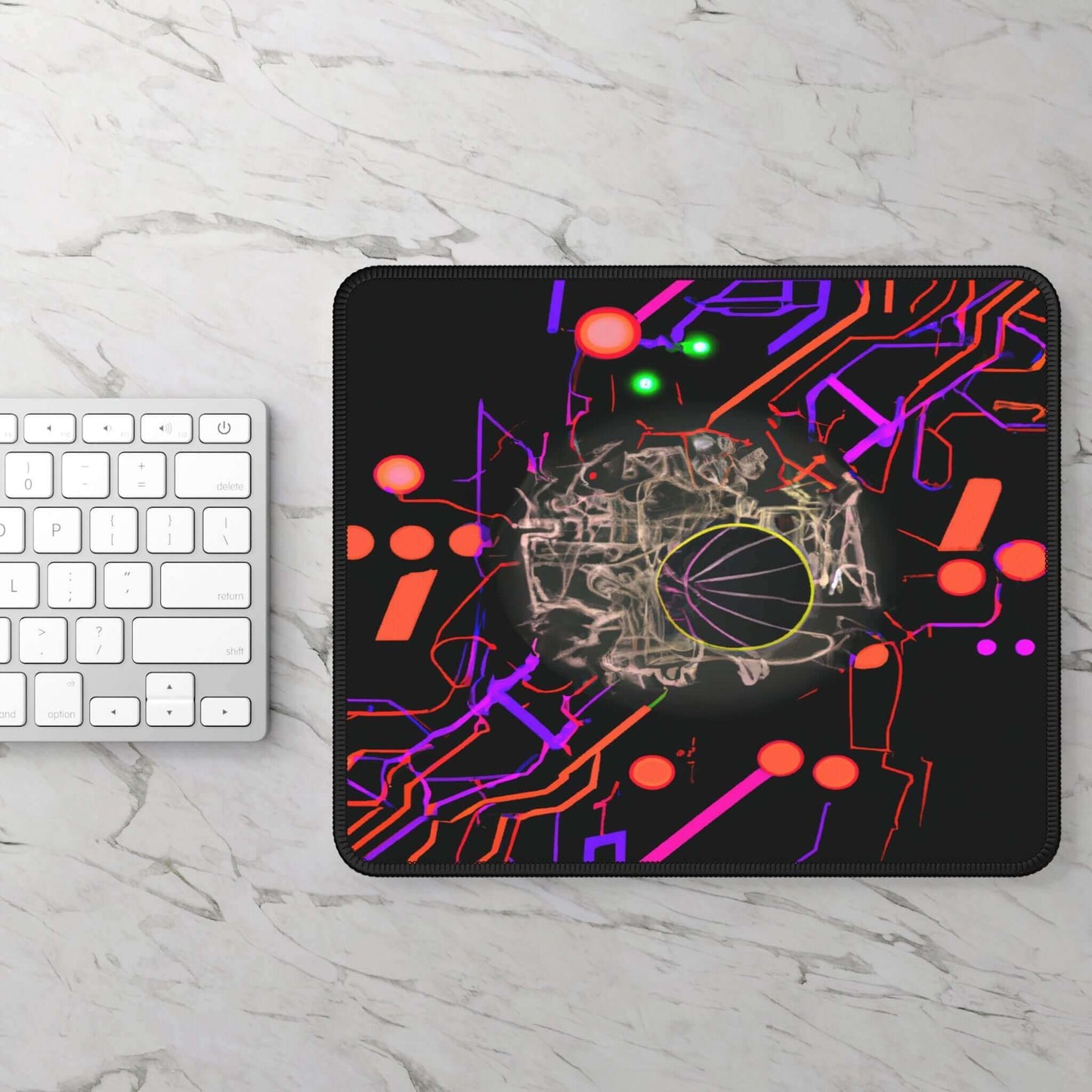 Futuristic Slam Dunk Dream Basketball Mousepad - Home Decor - Basketball Art