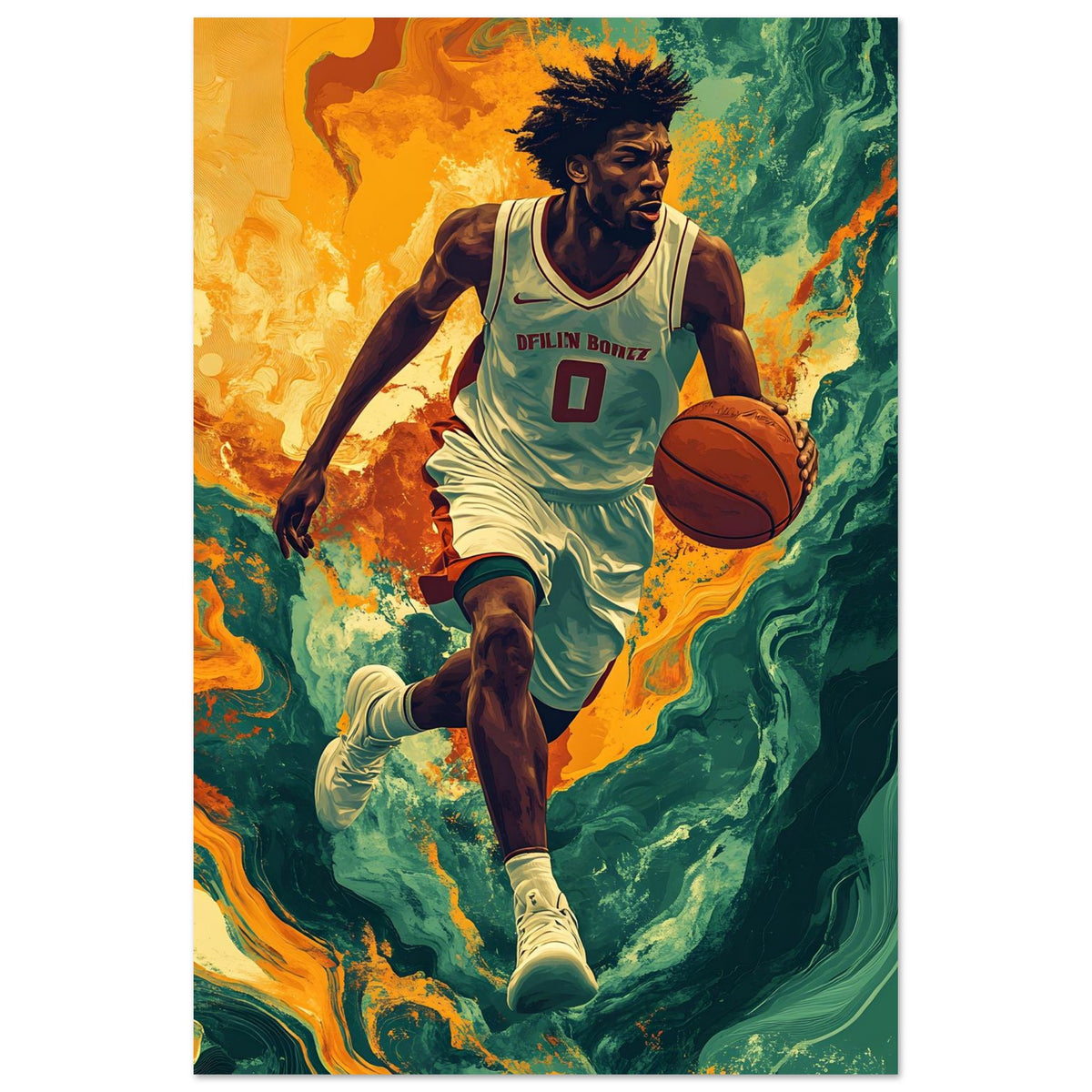 The Underdog — limited-edition streetball art print, Street series by Alleyoop Arts
