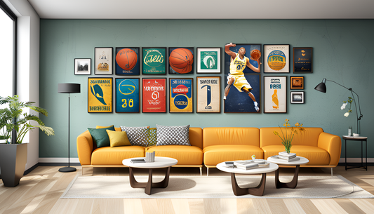 5 Ways to Style Your Home with Basketball-Themed Posters