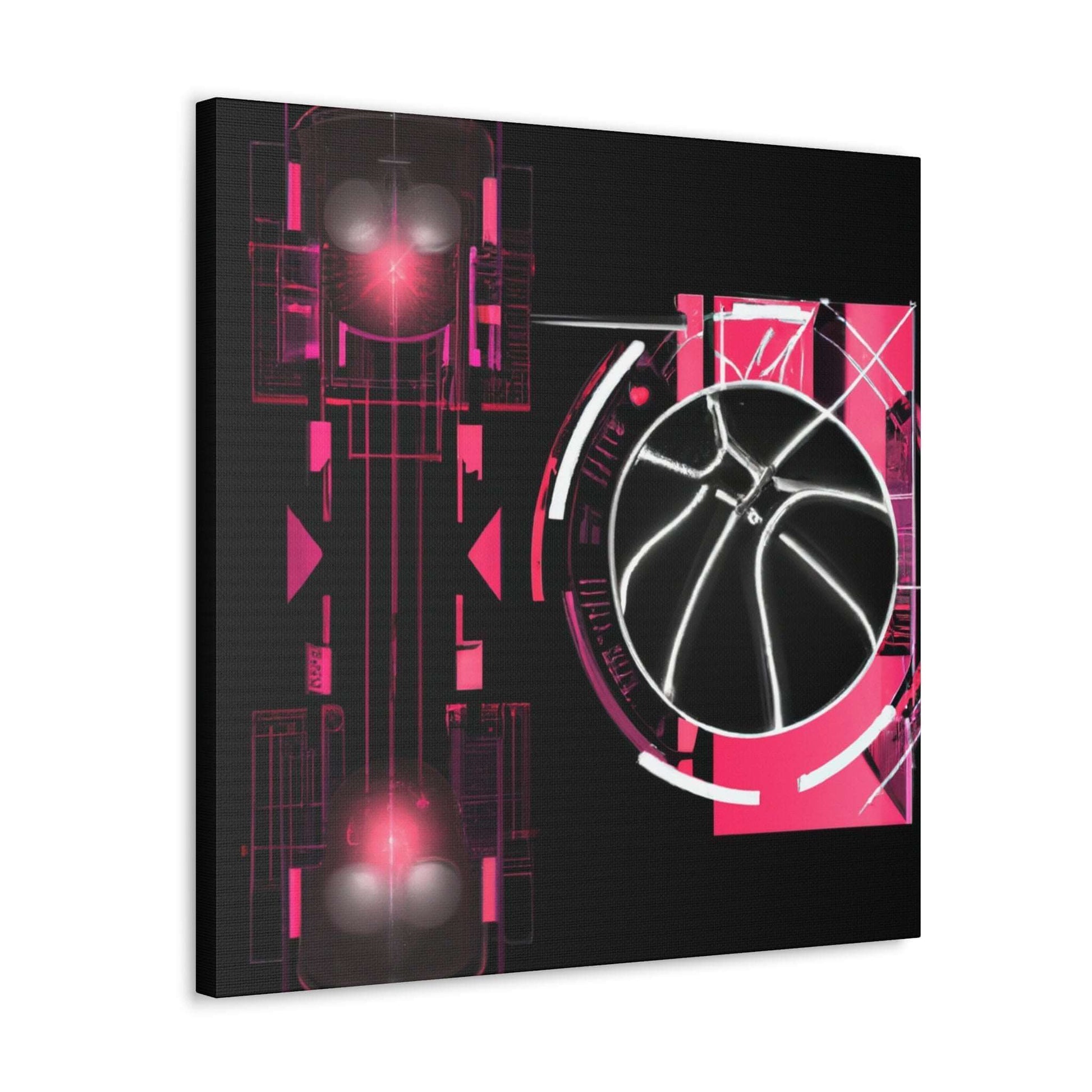 Tech Hoop Dreams Canvas Print - Canvas - Basketball Art 