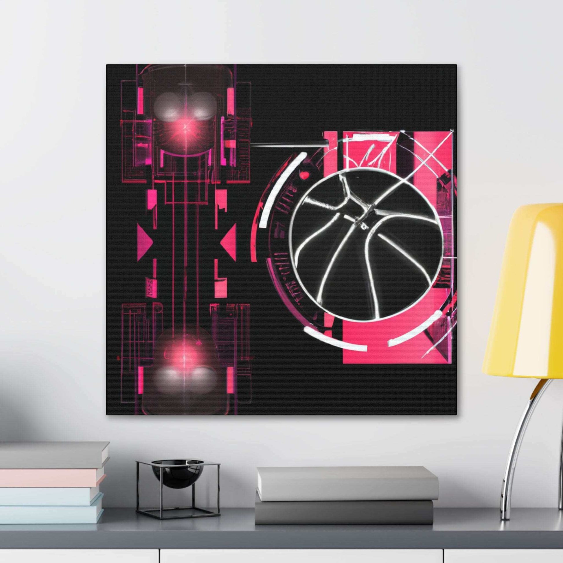 Tech Hoop Dreams Canvas Print - Canvas - Basketball Art 