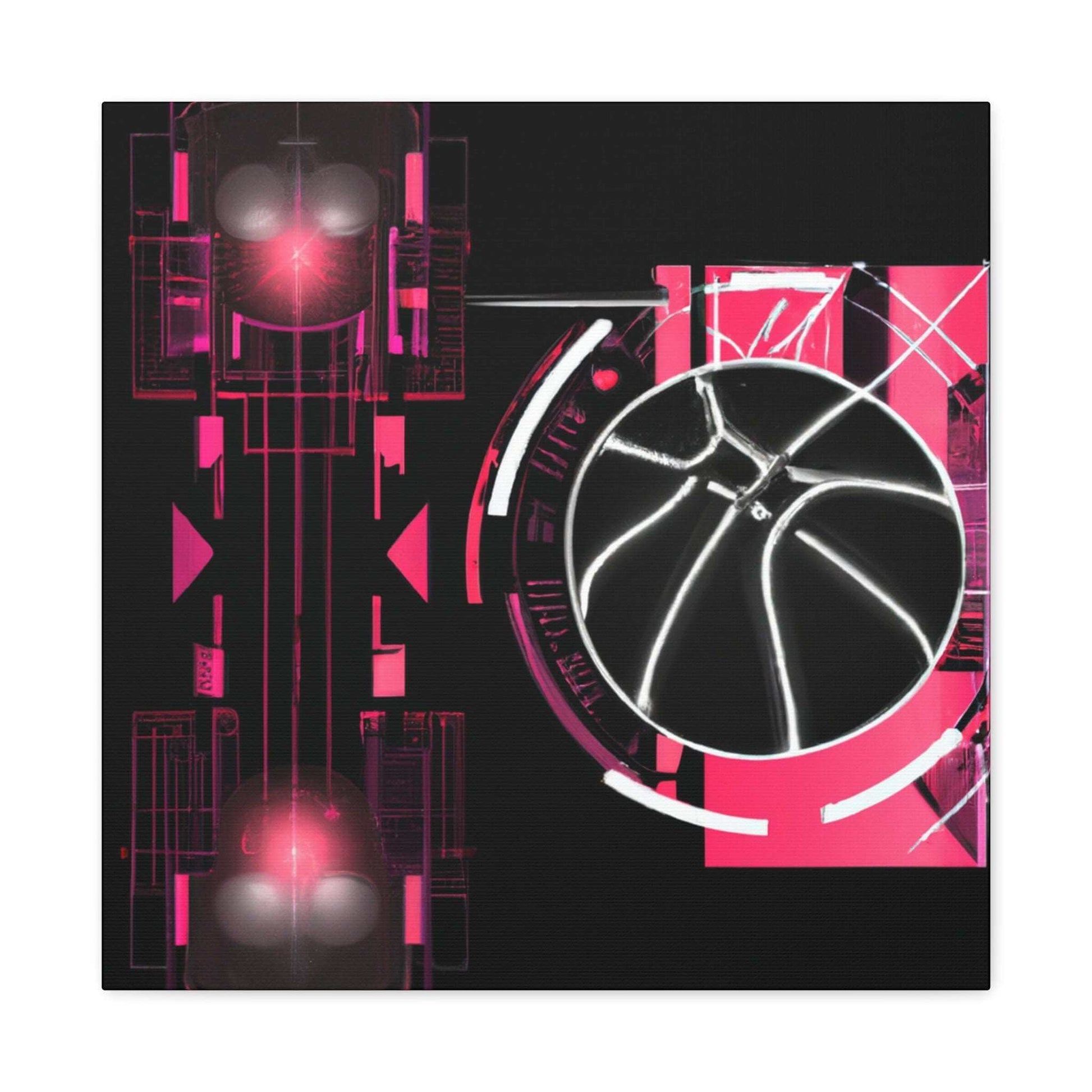 Tech Hoop Dreams Canvas Print - Canvas - Basketball Art 