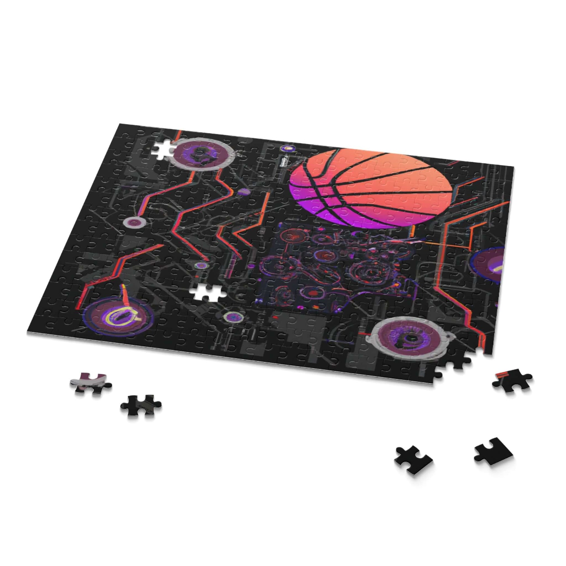 Future Dunk 3D Basketball Galaxy Puzzle - Puzzle - Basketball Art 