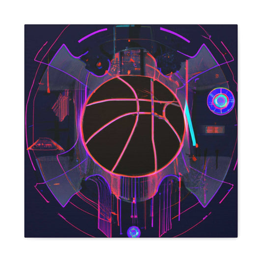 Hoops: The New Wave Canvas Print - Canvas - Basketball Art 