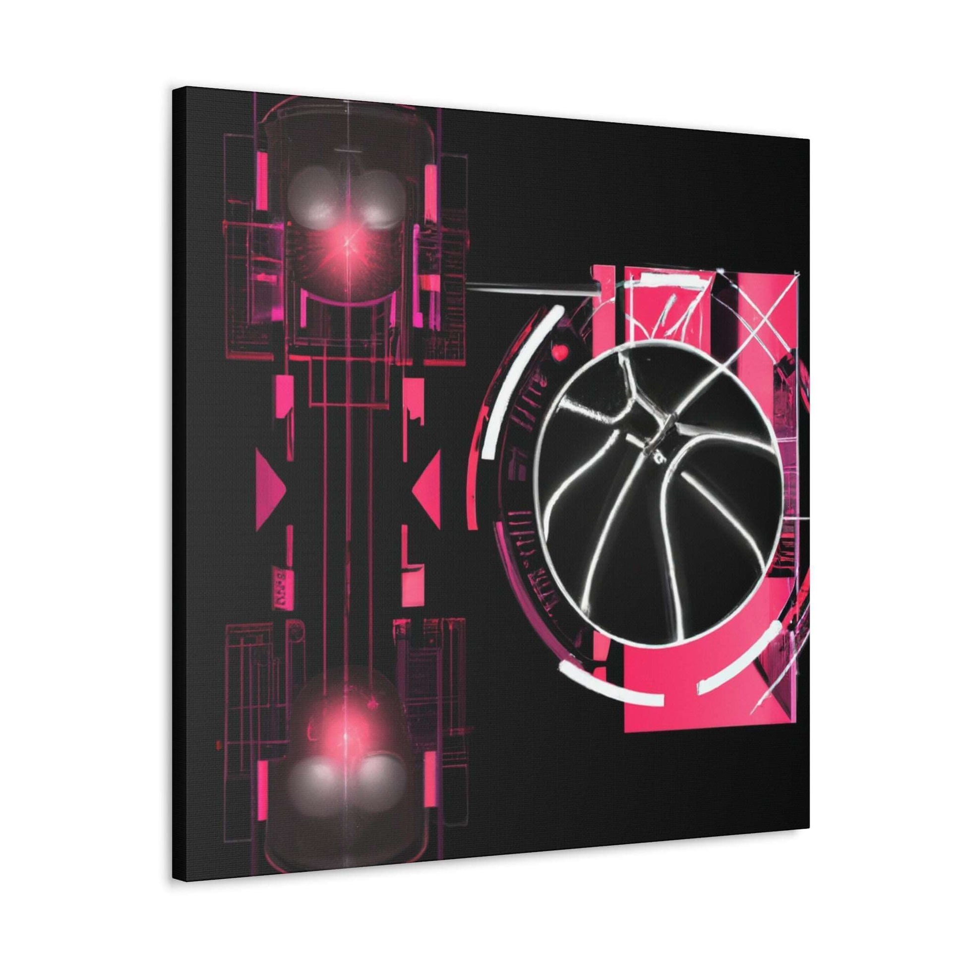 Tech Hoop Dreams Canvas Print - Canvas - Basketball Art 