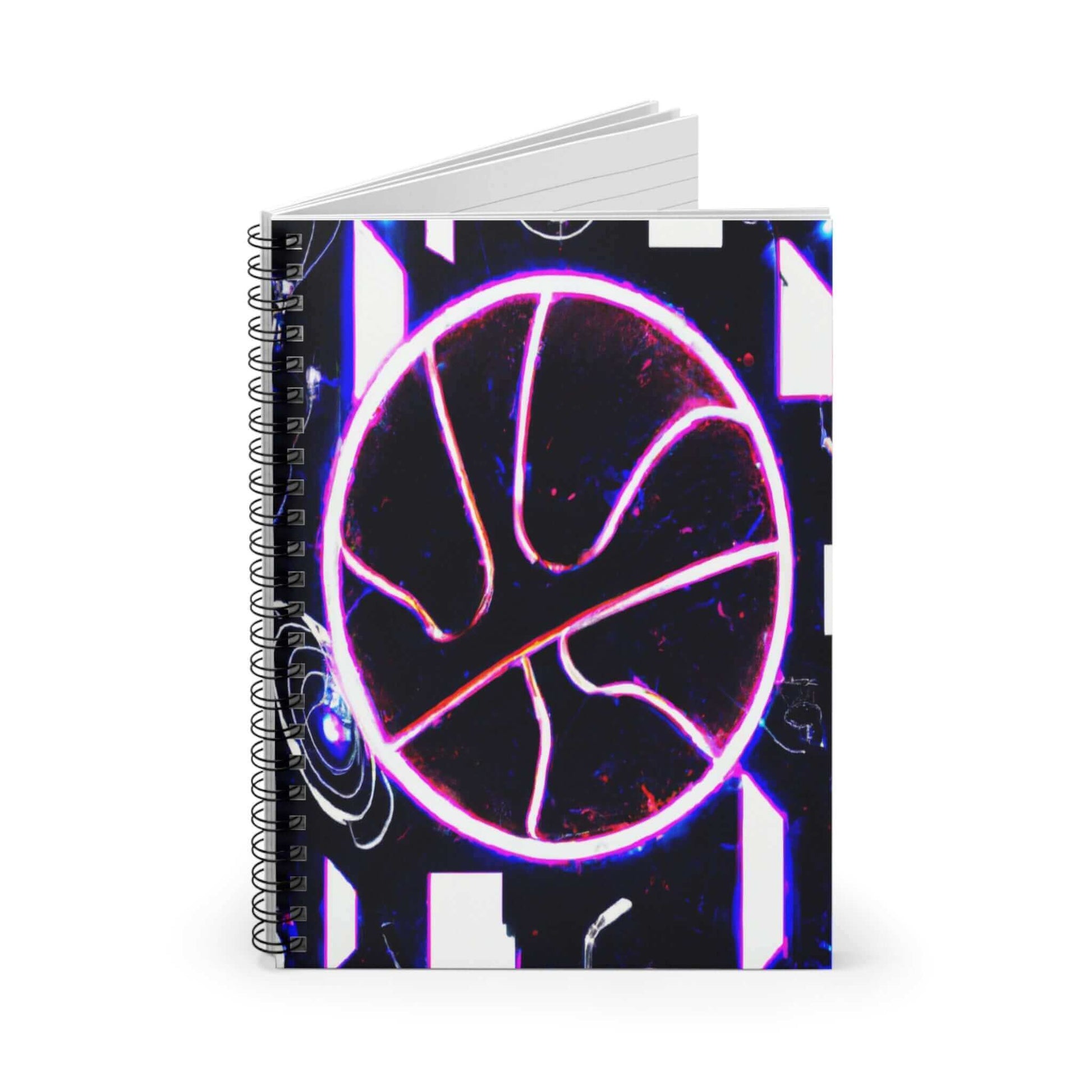 Galaxy Hoops Vision: Future Inspired Spiral Notebook - Paper products - Basketball Art 