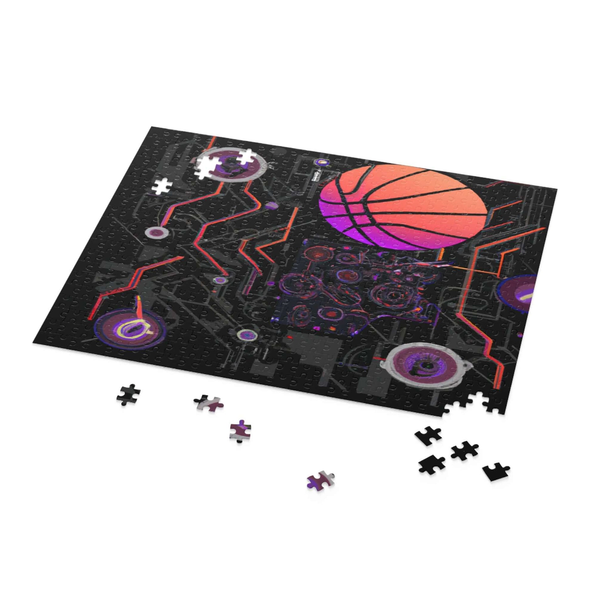 Future Dunk 3D Basketball Galaxy Puzzle - Puzzle - Basketball Art 