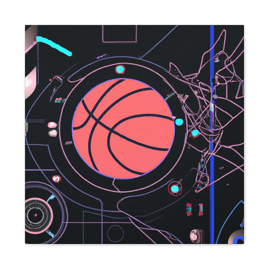 Future Ball: Basketball Canvas Print - Canvas - Basketball Art 