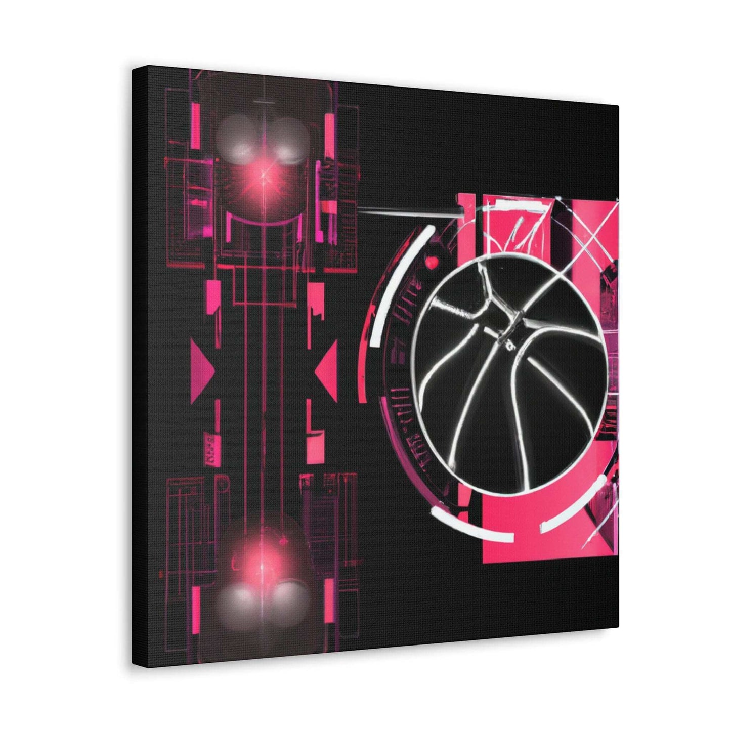 Tech Hoop Dreams Canvas Print - Canvas - Basketball Art 