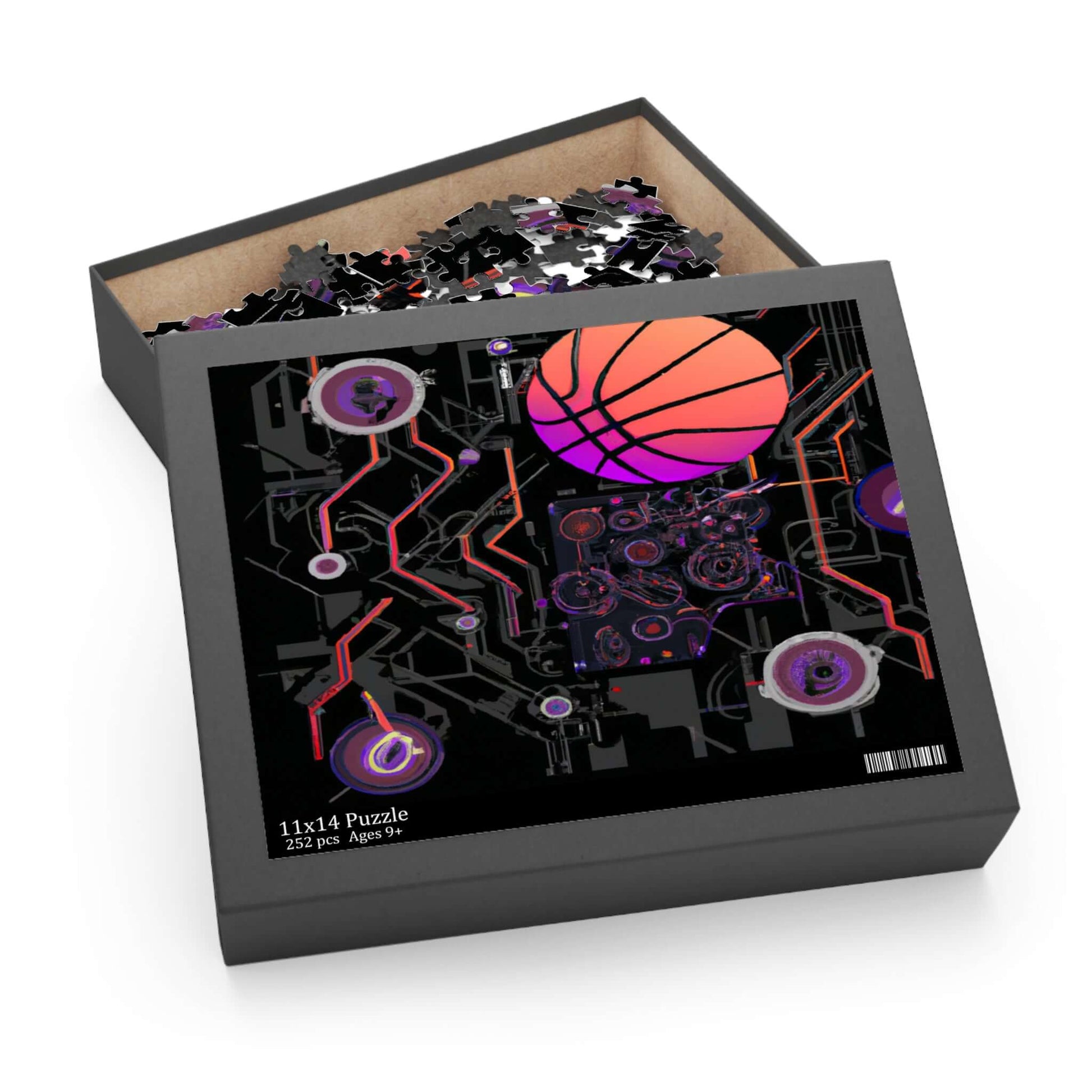 Future Dunk 3D Basketball Galaxy Puzzle - Puzzle - Basketball Art 