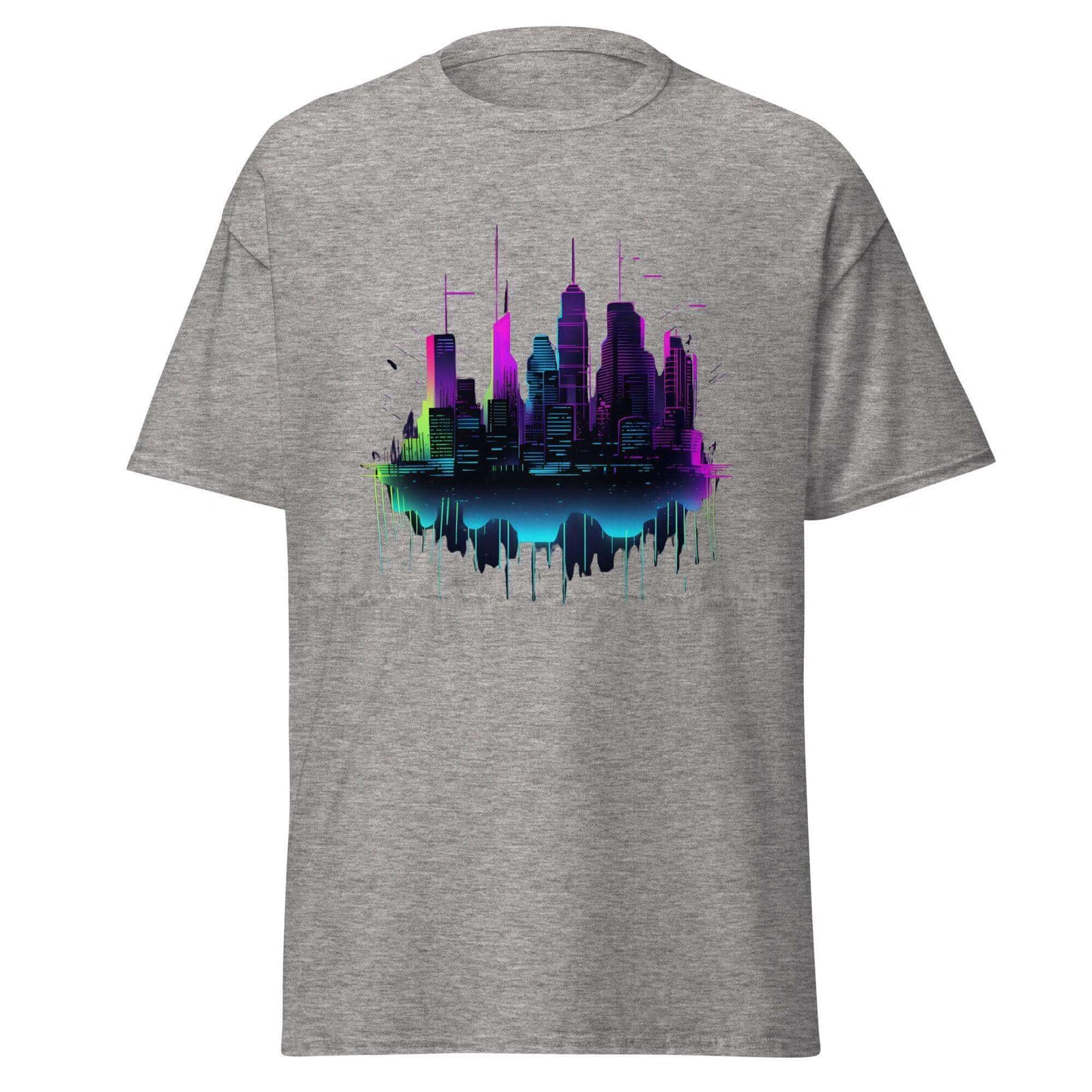 City Pulse AI Fusion Graphic Tee - Graphic T-Shirt - Basketball Art 