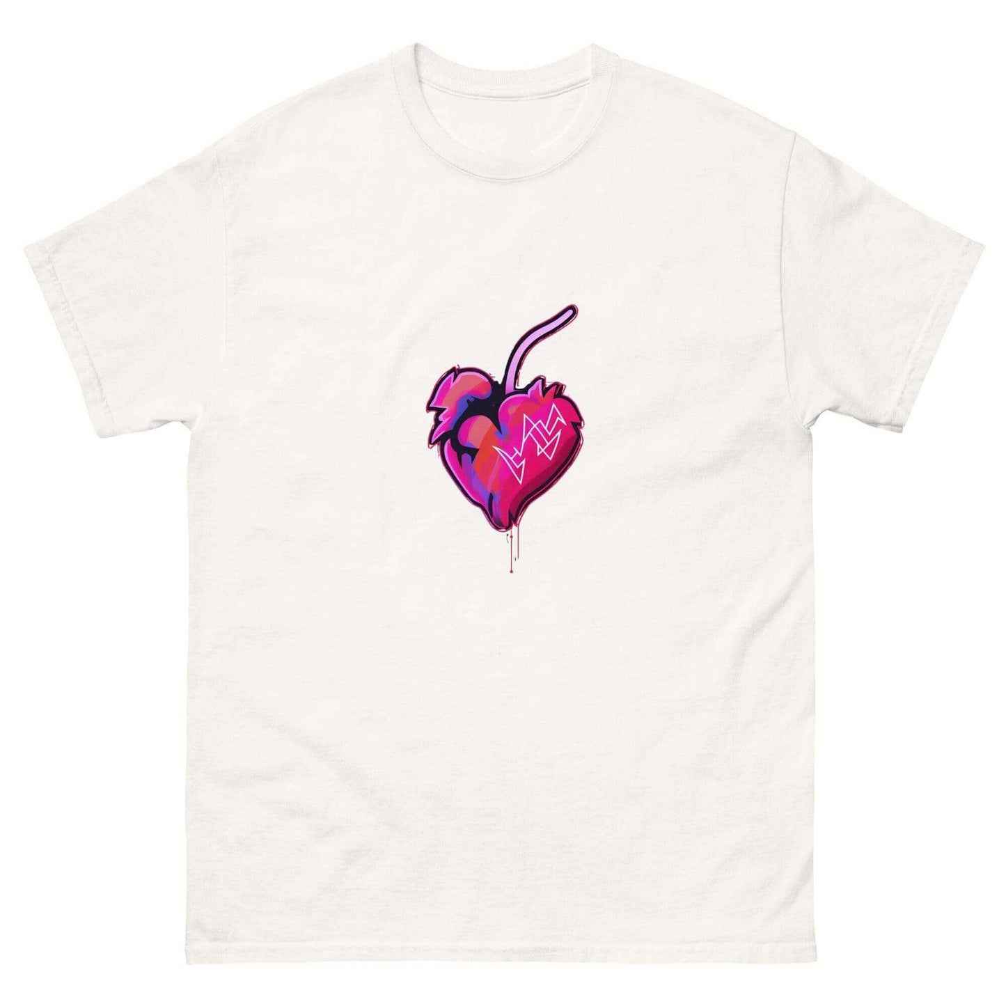 Crypto Heartbeat Urban Graphic Tee - Graphic T-Shirt - Basketball Art 