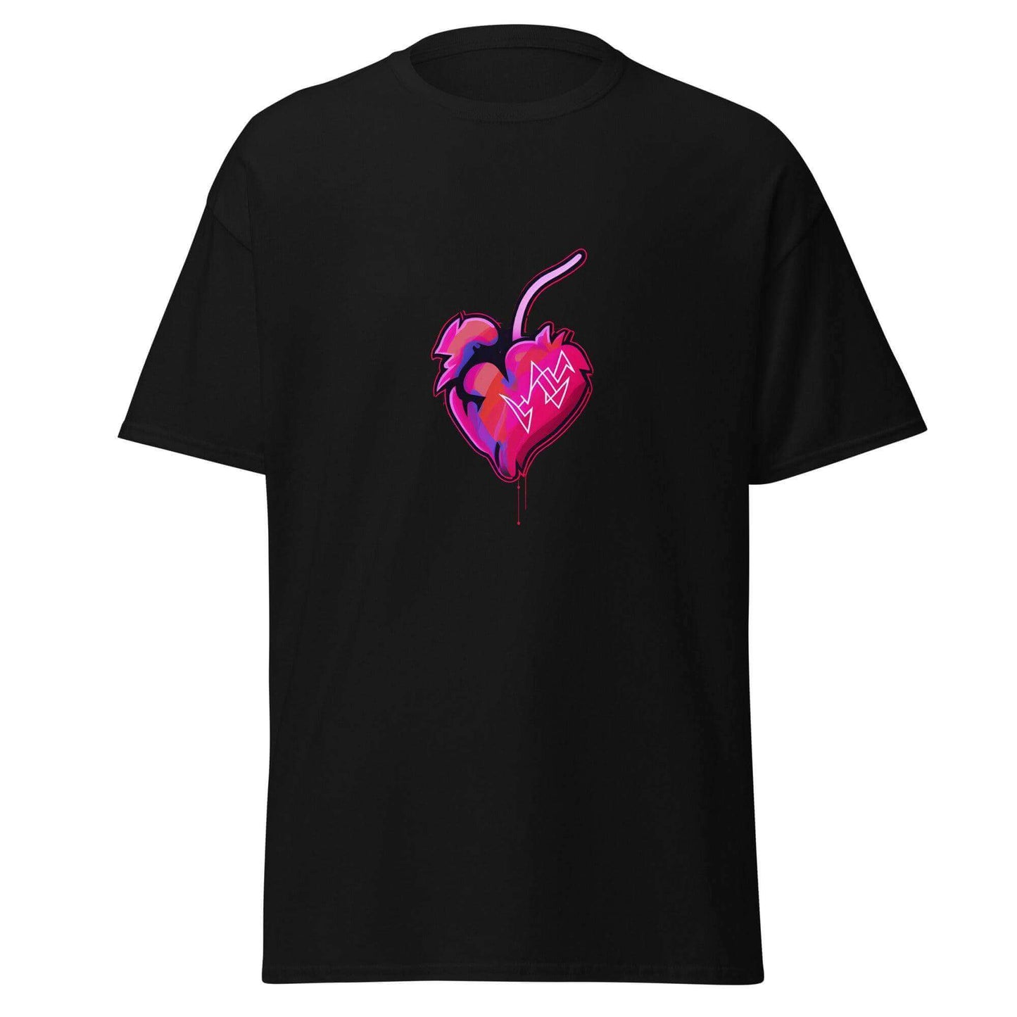 Crypto Heartbeat Urban Graphic Tee - Graphic T-Shirt - Basketball Art 