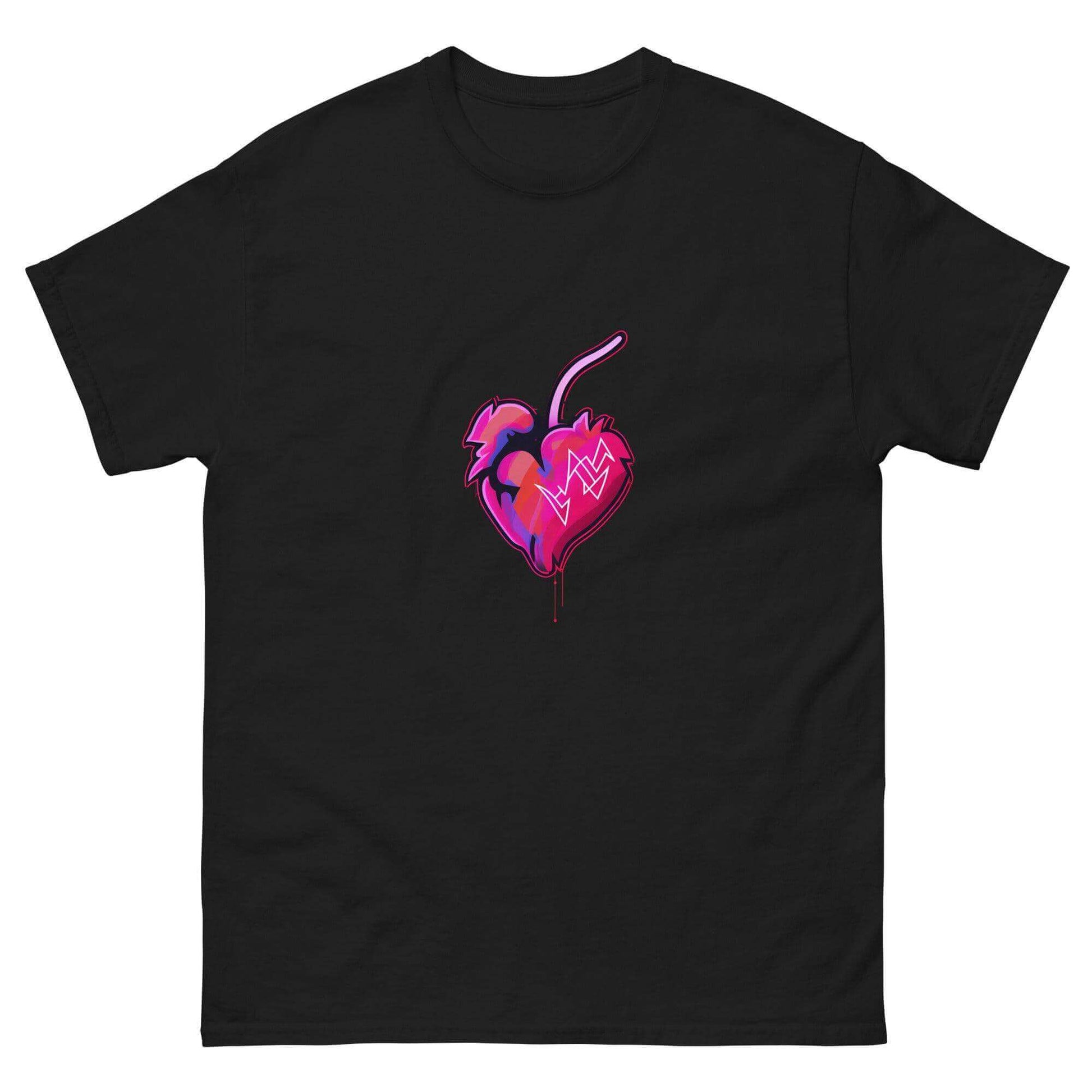 Crypto Heartbeat Urban Graphic Tee - Graphic T-Shirt - Basketball Art 