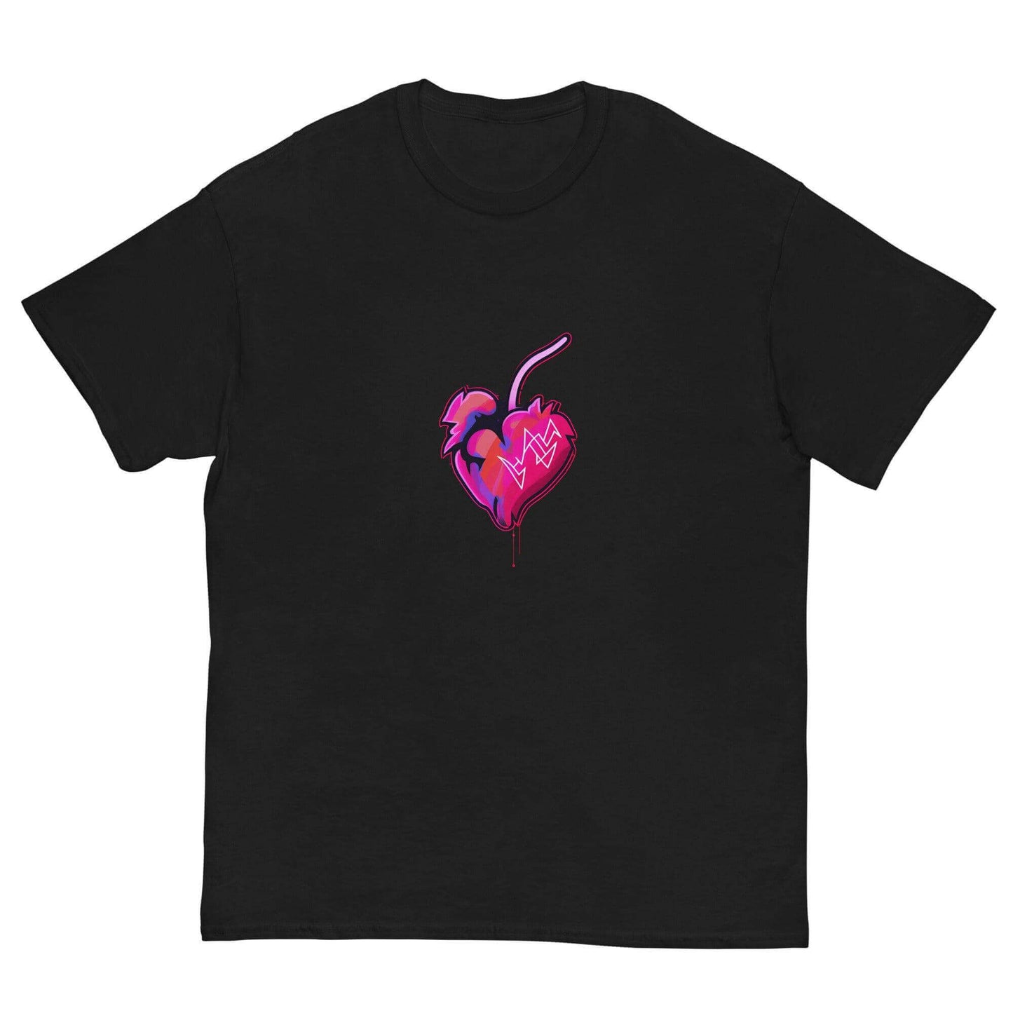 Crypto Heartbeat Urban Graphic Tee - Graphic T-Shirt - Basketball Art 