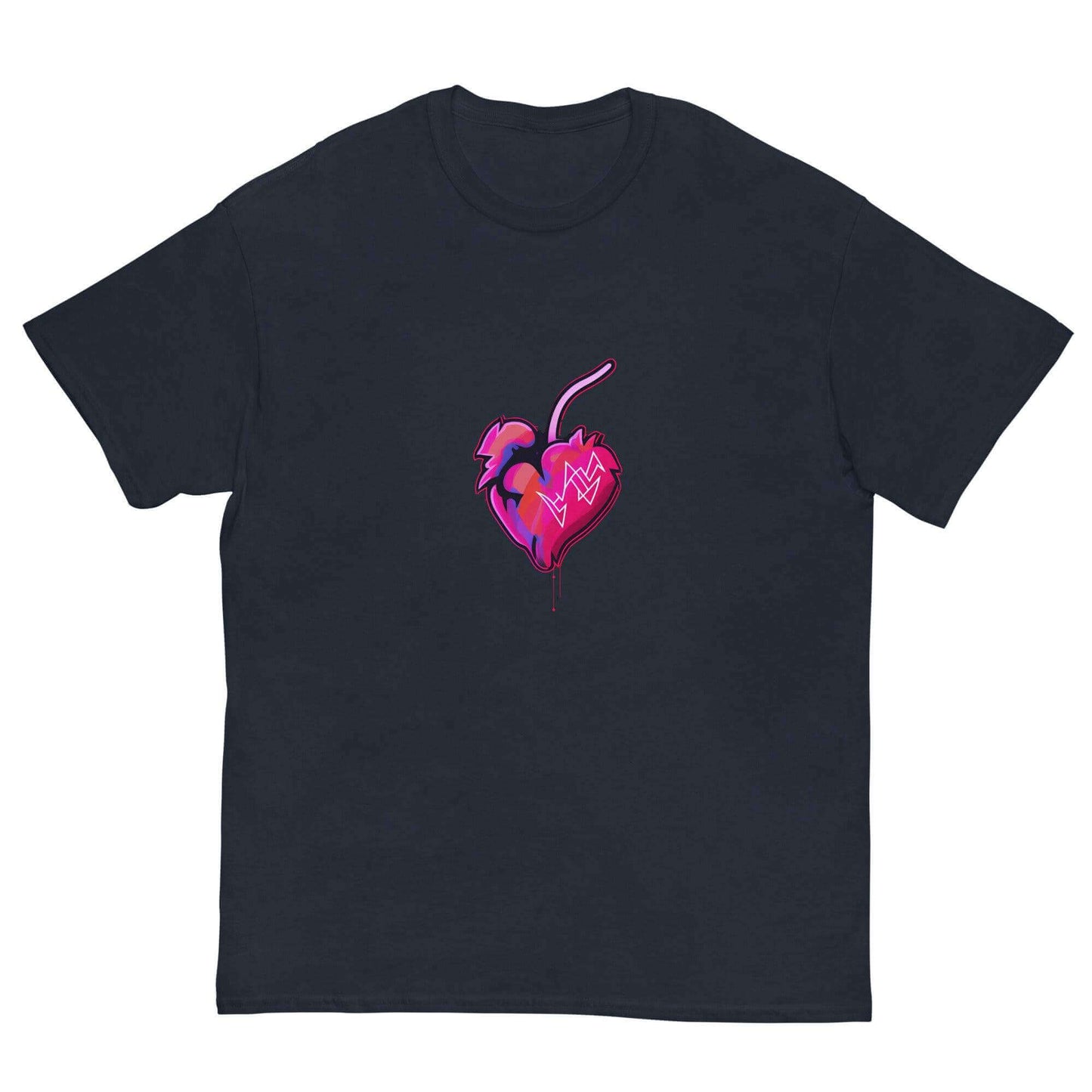 Crypto Heartbeat Urban Graphic Tee - Graphic T-Shirt - Basketball Art 