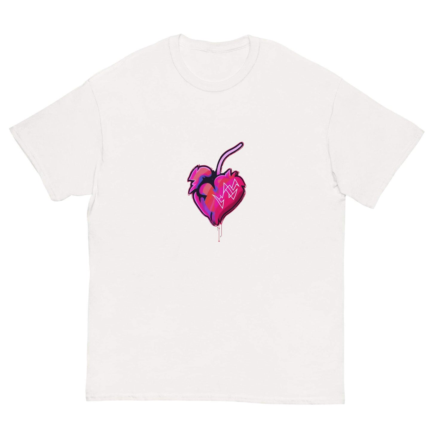 Crypto Heartbeat Urban Graphic Tee - Graphic T-Shirt - Basketball Art 