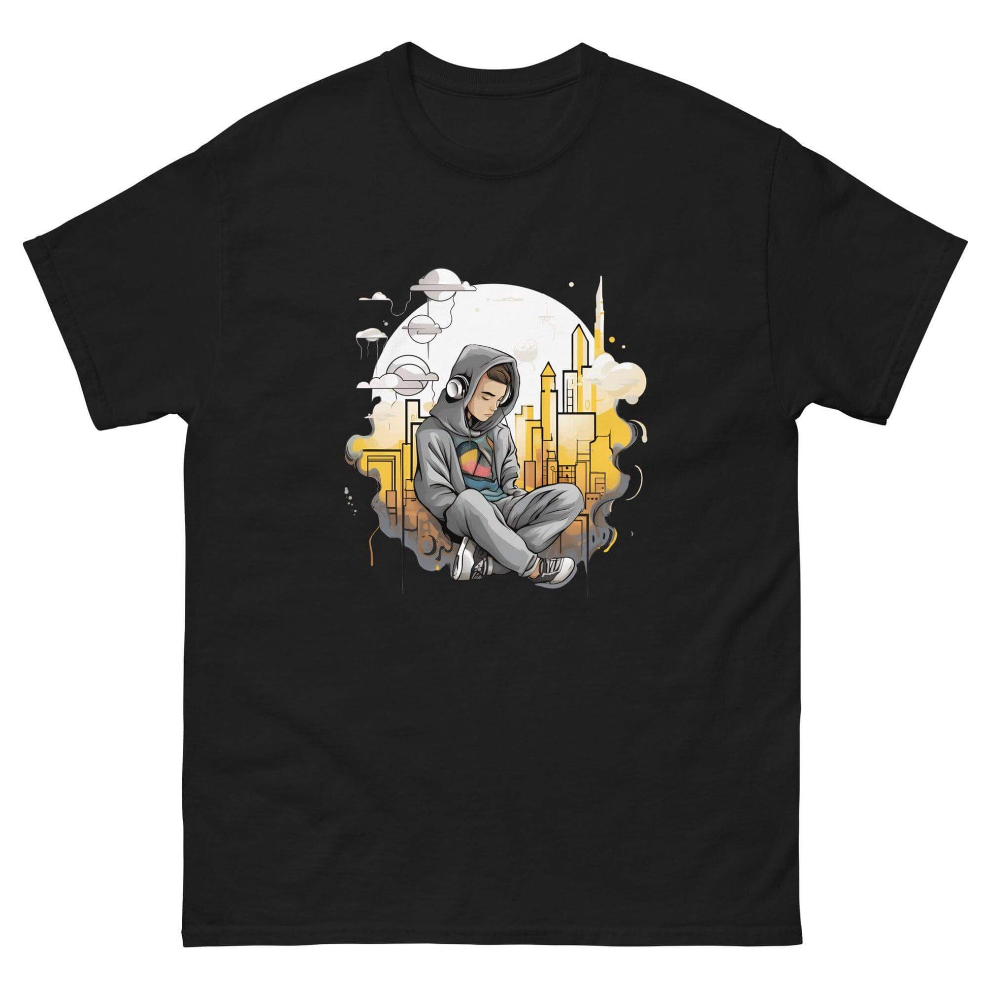 Street Dreams of the Future Graphic Tee - Graphic T-Shirt - Basketball Art 