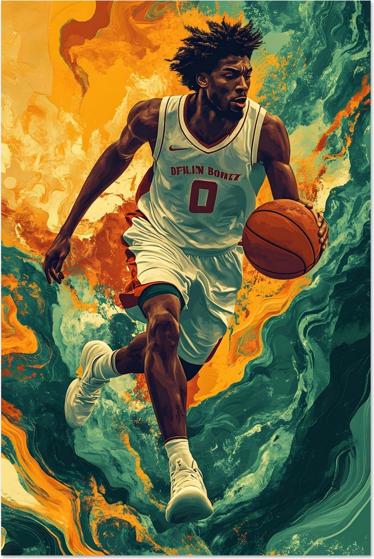 The Underdog — limited-edition streetball art print, Street series by Alleyoop Arts