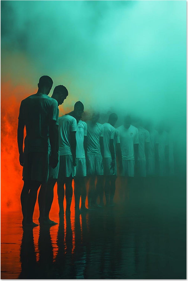 Timeout — limited-edition basketball player art print, Portraits series by Alleyoop Arts